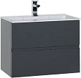 Тумба с раковиной Aquanet Алвита 70 серый антрацит 00183992+00182523 Тумба с раковиной Aquanet Алвита 70 серый антрацит 00183992+00182523