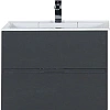 Тумба с раковиной Aquanet Алвита 70 серый антрацит 00213093 Тумба с раковиной Aquanet Алвита 70 серый антрацит 00213093