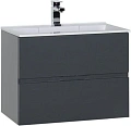 Тумба с раковиной Aquanet Алвита 70 серый антрацит 00213093 Тумба с раковиной Aquanet Алвита 70 серый антрацит 00213093