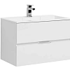 Тумба с раковиной Aquanet Алвита 80 белый 00235339 + 00187094 Тумба с раковиной Aquanet Алвита 80 белый 00235339 + 00187094