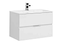 Тумба с раковиной Aquanet Алвита 80 белый 00235339 + 00187094 Тумба с раковиной Aquanet Алвита 80 белый 00235339 + 00187094