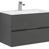 Тумба с раковиной Aquanet Алвита 80 серый антрацит 00215120 + 00187094 Тумба с раковиной Aquanet Алвита 80 серый антрацит 00215120 + 00187094