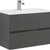 Тумба с раковиной Aquanet Алвита 80 серый антрацит 00242610 Тумба с раковиной Aquanet Алвита 80 серый антрацит 00242610