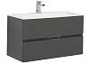 Тумба с раковиной Aquanet Алвита 90 серый антрацит 00240111 + 00187182 Тумба с раковиной Aquanet Алвита 90 серый антрацит 00240111 + 00187182