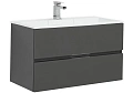 Тумба с раковиной Aquanet Алвита 90 серый антрацит 00240111 + 00187182 Тумба с раковиной Aquanet Алвита 90 серый антрацит 00240111 + 00187182