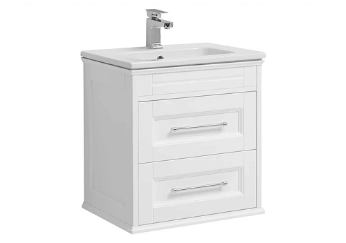 Тумба с раковиной Aquanet Бостон М 60 белый 00209679 + 00197960 Тумба с раковиной Aquanet Бостон М 60 белый 00209679 + 00197960