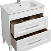 Тумба с раковиной Aquanet Бостон М 80 белый 00209677 + 00186188 Тумба с раковиной Aquanet Бостон М 80 белый 00209677 + 00186188