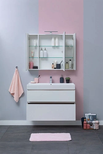 Тумба с раковиной Aquanet Бруклин 100 белый 00212599 Тумба с раковиной Aquanet Бруклин 100 белый 00212599