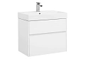 Тумба с раковиной Aquanet Бруклин 70 белый 00203959 + 00198207 Тумба с раковиной Aquanet Бруклин 70 белый 00203959 + 00198207