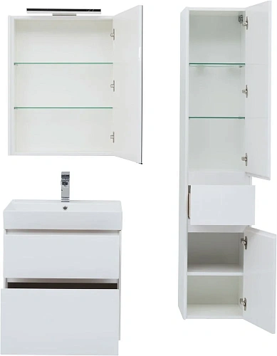 Тумба с раковиной Aquanet Бруклин 70 белый 00212597 Тумба с раковиной Aquanet Бруклин 70 белый 00212597