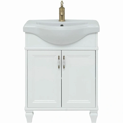 Тумба с раковиной Aquanet Валенса New (Классик) 65 белый 00273540 Тумба с раковиной Aquanet Валенса New (Классик) 65 белый 00273540