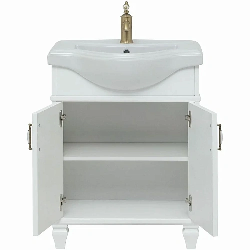 Тумба с раковиной Aquanet Валенса New (Классик) 65 белый 00273540 Тумба с раковиной Aquanet Валенса New (Классик) 65 белый 00273540