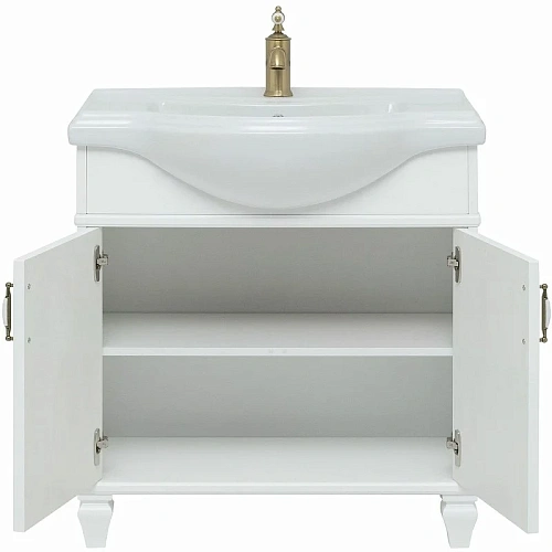 Тумба с раковиной Aquanet Валенса New (Классик) 80 белый 00273546 Тумба с раковиной Aquanet Валенса New (Классик) 80 белый 00273546