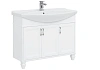 Тумба с раковиной Aquanet Валенса NEW 105 белый 00238826 + 00175449