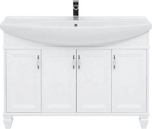 Тумба с раковиной Aquanet Валенса NEW 120 белый 00238827 + 00175450 Тумба с раковиной Aquanet Валенса NEW 120 белый 00238827 + 00175450