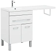 Тумба с раковиной Aquanet Верона 120 L белый (напольная, 1 ящик, 2 дверцы) 00239947 Тумба с раковиной Aquanet Верона 120 L белый (напольная, 1 ящик, 2 дверцы) 00239947