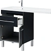 Тумба с раковиной Aquanet Верона 120 L черный (напольная, 1 ящик, 2 дверцы) 00182705 + 00239565 Тумба с раковиной Aquanet Верона 120 L черный (напольная, 1 ящик, 2 дверцы) 00182705 + 00239565