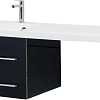Тумба с раковиной Aquanet Верона 120 L черный (подвесная, 2 ящика) 00180175 + 00239565 Тумба с раковиной Aquanet Верона 120 L черный (подвесная, 2 ящика) 00180175 + 00239565