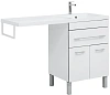 Тумба с раковиной Aquanet Верона 120 R белый (напольная, 1 ящик, 2 дверцы) 00239949