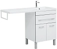 Тумба с раковиной Aquanet Верона 120 R белый (напольная, 1 ящик, 2 дверцы) 00239949 Тумба с раковиной Aquanet Верона 120 R белый (напольная, 1 ящик, 2 дверцы) 00239949
