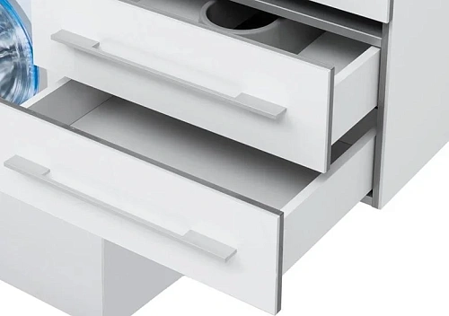 Тумба с раковиной Aquanet Верона 120 R белый (подвесная, 2 ящика) 00239946 Тумба с раковиной Aquanet Верона 120 R белый (подвесная, 2 ящика) 00239946