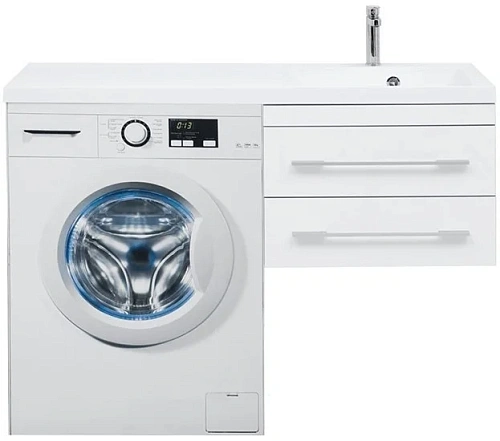 Тумба с раковиной Aquanet Верона 120 R белый (подвесная, 2 ящика) 00239946 Тумба с раковиной Aquanet Верона 120 R белый (подвесная, 2 ящика) 00239946