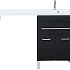 Тумба с раковиной Aquanet Верона 120 R черный (напольная, 1 ящик, 2 дверцы) 00182705 + 00239568 Тумба с раковиной Aquanet Верона 120 R черный (напольная, 1 ящик, 2 дверцы) 00182705 + 00239568