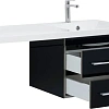 Тумба с раковиной Aquanet Верона 120 R черный (подвесная, 2 ящика) 00180175 + 00239568 Тумба с раковиной Aquanet Верона 120 R черный (подвесная, 2 ящика) 00180175 + 00239568