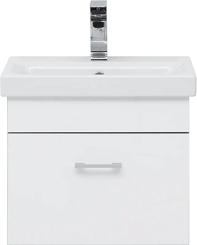 Тумба с раковиной Aquanet Верона 50 (Moduo Slim) белый 00254066 Тумба с раковиной Aquanet Верона 50 (Moduo Slim) белый 00254066