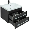 Тумба с раковиной Aquanet Верона 58 черный матовый 00287644 Тумба с раковиной Aquanet Верона 58 черный матовый 00287644