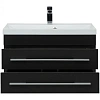 Тумба с раковиной Aquanet Верона 75 New черный матовый 00281097 Тумба с раковиной Aquanet Верона 75 New черный матовый 00281097