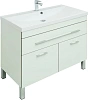 Тумба с раковиной Aquanet Верона 90 белый (напольная 1 ящик 2 дверцы) 00287673