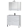 Тумба с раковиной Aquanet Верона NEW 100 белый (напольная 1 ящик 2 дверцы) 00213034 Тумба с раковиной Aquanet Верона NEW 100 белый (напольная 1 ящик 2 дверцы) 00213034