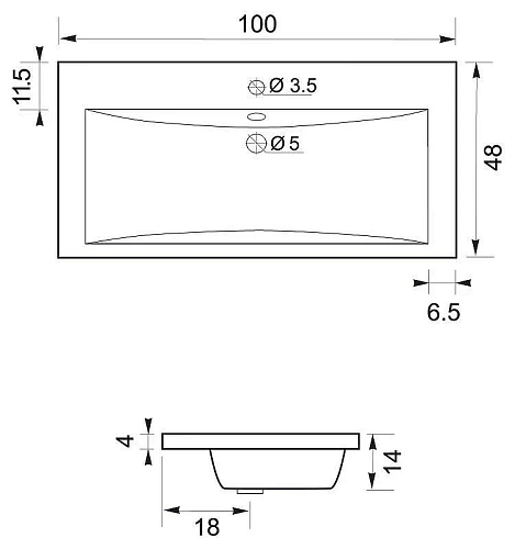 Тумба с раковиной Aquanet Верона NEW 100 белый (напольная 1 ящик 2 дверцы) 00213034 Тумба с раковиной Aquanet Верона NEW 100 белый (напольная 1 ящик 2 дверцы) 00213034