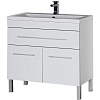 Тумба с раковиной Aquanet Верона NEW 100 белый (напольная 1 ящик 2 дверцы) 00213034 Тумба с раковиной Aquanet Верона NEW 100 белый (напольная 1 ящик 2 дверцы) 00213034