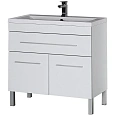 Тумба с раковиной Aquanet Верона NEW 100 белый (напольная 1 ящик 2 дверцы) 00213034 Тумба с раковиной Aquanet Верона NEW 100 белый (напольная 1 ящик 2 дверцы) 00213034