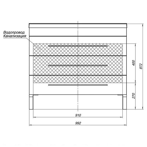 Тумба с раковиной Aquanet Верона NEW 100 черный (напольная 3 ящика) 00178472 + 00204096 Тумба с раковиной Aquanet Верона NEW 100 черный (напольная 3 ящика) 00178472 + 00204096
