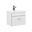 Тумба с раковиной Aquanet Верона NEW 50 белый (подвесная 1 ящик) 00213262 Тумба с раковиной Aquanet Верона NEW 50 белый (подвесная 1 ящик) 00213262