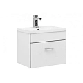 Тумба с раковиной Aquanet Верона NEW 50 белый (подвесная 1 ящик) 00213262 Тумба с раковиной Aquanet Верона NEW 50 белый (подвесная 1 ящик) 00213262