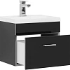 Тумба с раковиной Aquanet Верона NEW 50 черный (подвесная 1 ящик) 00207766 + 00204095 Тумба с раковиной Aquanet Верона NEW 50 черный (подвесная 1 ящик) 00207766 + 00204095