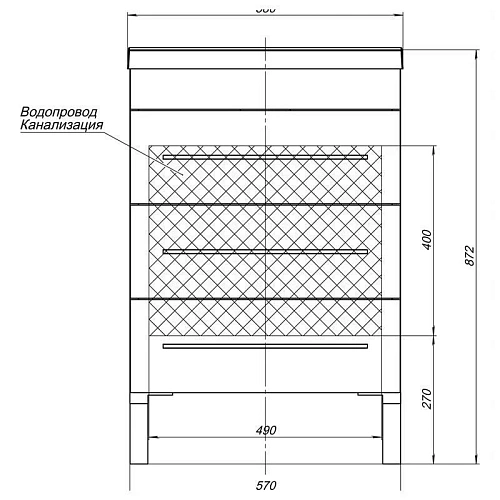 Тумба с раковиной Aquanet Верона NEW 58 белый (напольная 3 ящика) 00178253 + 00204117 Тумба с раковиной Aquanet Верона NEW 58 белый (напольная 3 ящика) 00178253 + 00204117