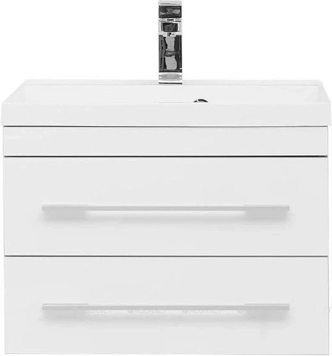 Тумба с раковиной Aquanet Верона NEW 58 белый (подвесная 2 ящика) 00212878 Тумба с раковиной Aquanet Верона NEW 58 белый (подвесная 2 ящика) 00212878