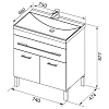 Тумба с раковиной Aquanet Верона NEW 75 белый (напольная 1 ящик 2 дверцы) 00182706 + 00204118 Тумба с раковиной Aquanet Верона NEW 75 белый (напольная 1 ящик 2 дверцы) 00182706 + 00204118