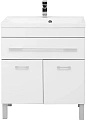 Тумба с раковиной Aquanet Верона NEW 75 белый (напольная 1 ящик 2 дверцы) 00213031 Тумба с раковиной Aquanet Верона NEW 75 белый (напольная 1 ящик 2 дверцы) 00213031