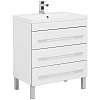 Тумба с раковиной Aquanet Верона NEW 75 белый (напольная 3 ящика) 00212874 Тумба с раковиной Aquanet Верона NEW 75 белый (напольная 3 ящика) 00212874