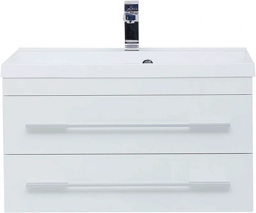 Тумба с раковиной Aquanet Верона NEW 75 белый (подвесная 2 ящика) 00212868 Тумба с раковиной Aquanet Верона NEW 75 белый (подвесная 2 ящика) 00212868