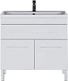 Тумба с раковиной Aquanet Верона NEW 90 белый (напольная 1 ящик 2 дверцы) 00213032 Тумба с раковиной Aquanet Верона NEW 90 белый (напольная 1 ящик 2 дверцы) 00213032