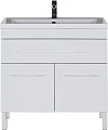 Тумба с раковиной Aquanet Верона NEW 90 белый (напольная 1 ящик 2 дверцы) 00213032 Тумба с раковиной Aquanet Верона NEW 90 белый (напольная 1 ящик 2 дверцы) 00213032