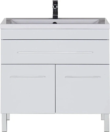 Тумба с раковиной Aquanet Верона NEW 90 белый (напольная 1 ящик 2 дверцы) 00213032 Тумба с раковиной Aquanet Верона NEW 90 белый (напольная 1 ящик 2 дверцы) 00213032