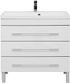Тумба с раковиной Aquanet Верона NEW 90 белый (напольная 3 ящика) 00212872 Тумба с раковиной Aquanet Верона NEW 90 белый (напольная 3 ящика) 00212872